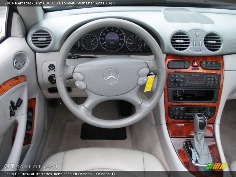 Alabaster White / Ash 2004 Mercedes-Benz CLK 320 Cabriolet