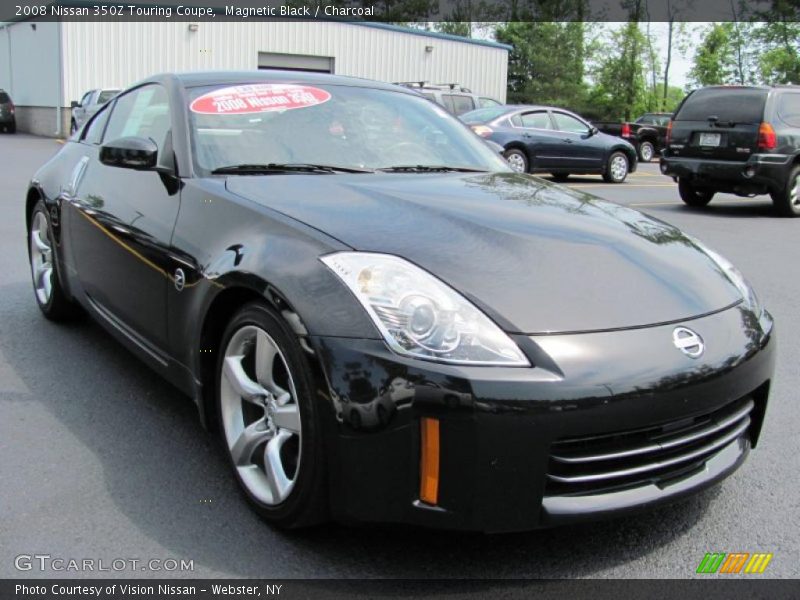 Magnetic Black / Charcoal 2008 Nissan 350Z Touring Coupe