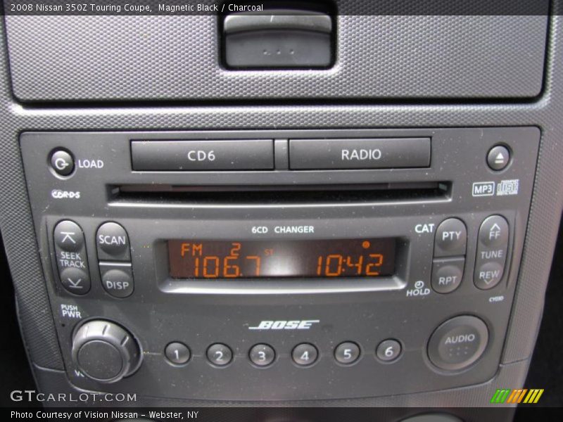 Magnetic Black / Charcoal 2008 Nissan 350Z Touring Coupe