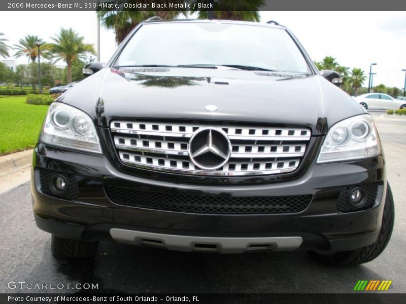 Obsidian Black Metallic / Black 2006 Mercedes-Benz ML 350 4Matic
