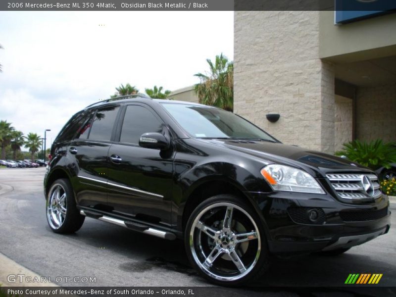 Obsidian Black Metallic / Black 2006 Mercedes-Benz ML 350 4Matic