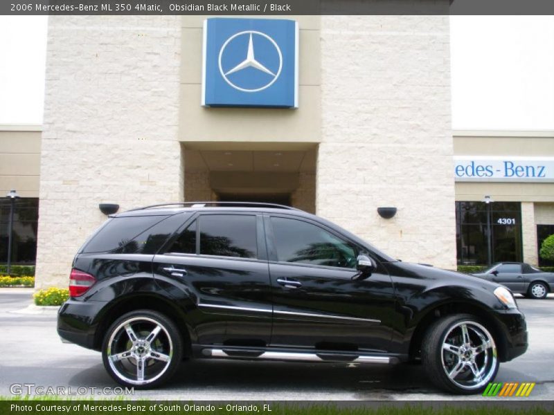 Obsidian Black Metallic / Black 2006 Mercedes-Benz ML 350 4Matic