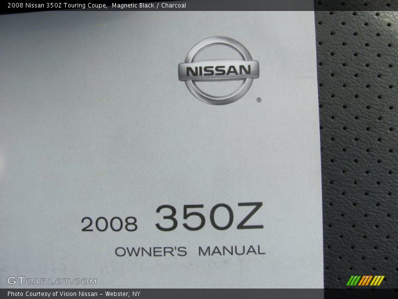 Magnetic Black / Charcoal 2008 Nissan 350Z Touring Coupe