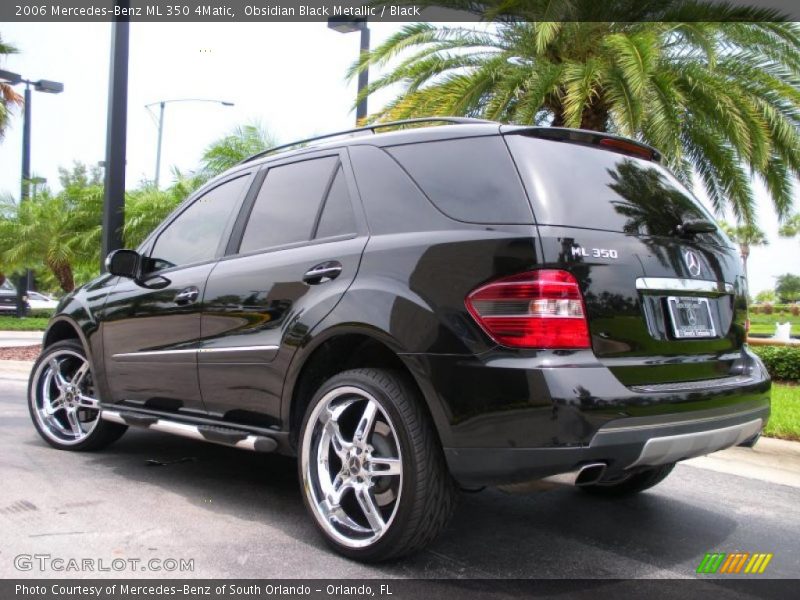 Obsidian Black Metallic / Black 2006 Mercedes-Benz ML 350 4Matic