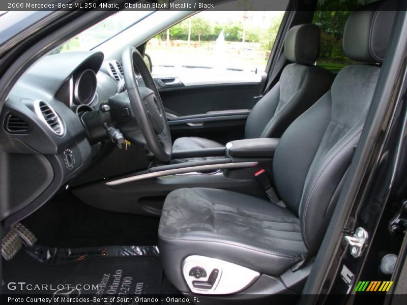 Obsidian Black Metallic / Black 2006 Mercedes-Benz ML 350 4Matic