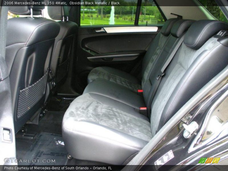 Obsidian Black Metallic / Black 2006 Mercedes-Benz ML 350 4Matic