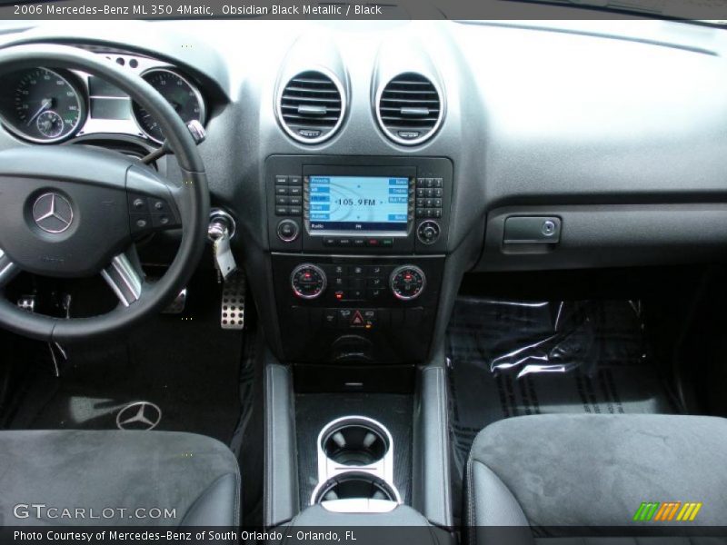Obsidian Black Metallic / Black 2006 Mercedes-Benz ML 350 4Matic