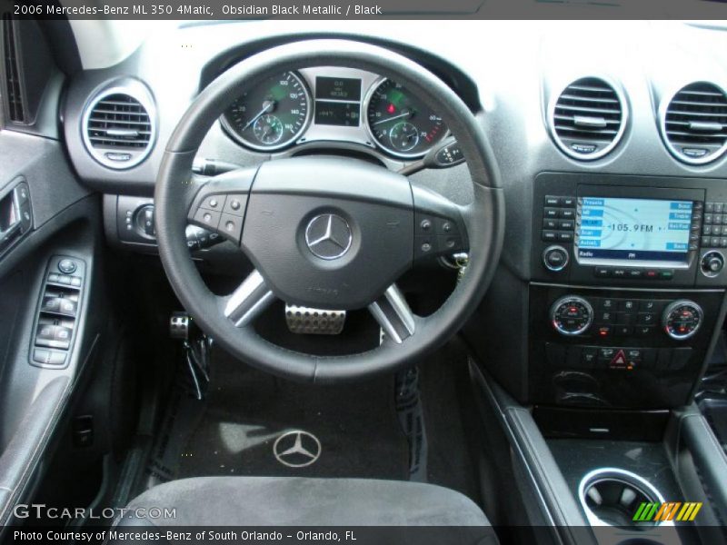 Obsidian Black Metallic / Black 2006 Mercedes-Benz ML 350 4Matic