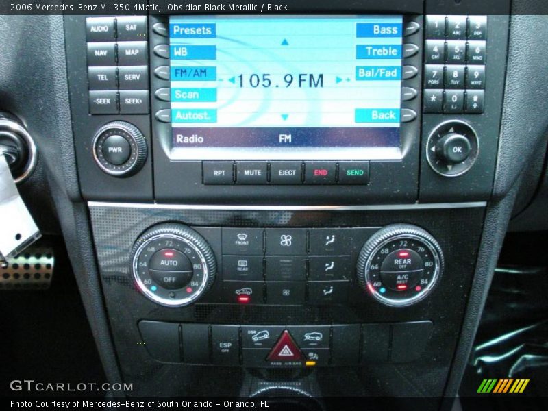 Obsidian Black Metallic / Black 2006 Mercedes-Benz ML 350 4Matic