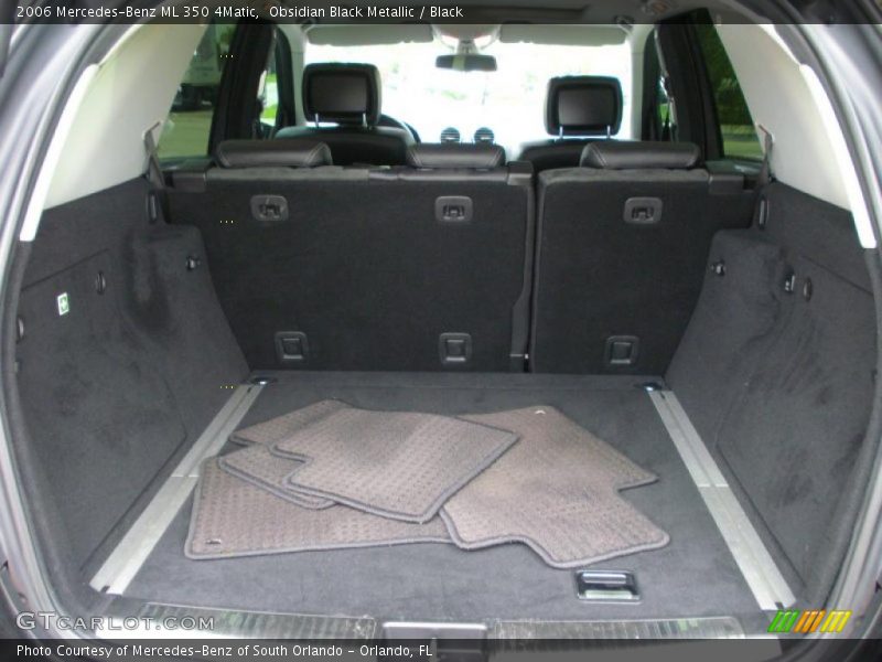 Obsidian Black Metallic / Black 2006 Mercedes-Benz ML 350 4Matic