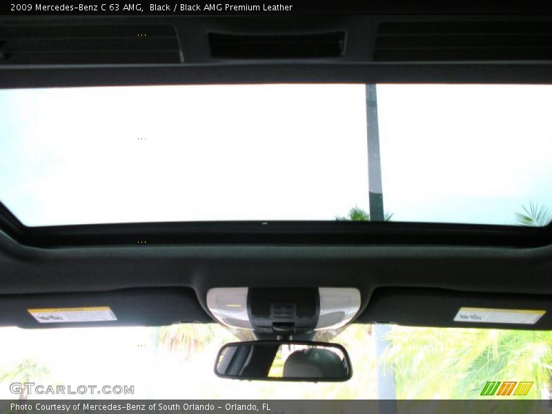 Black / Black AMG Premium Leather 2009 Mercedes-Benz C 63 AMG