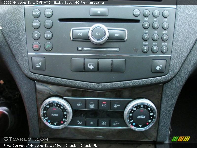 Black / Black AMG Premium Leather 2009 Mercedes-Benz C 63 AMG