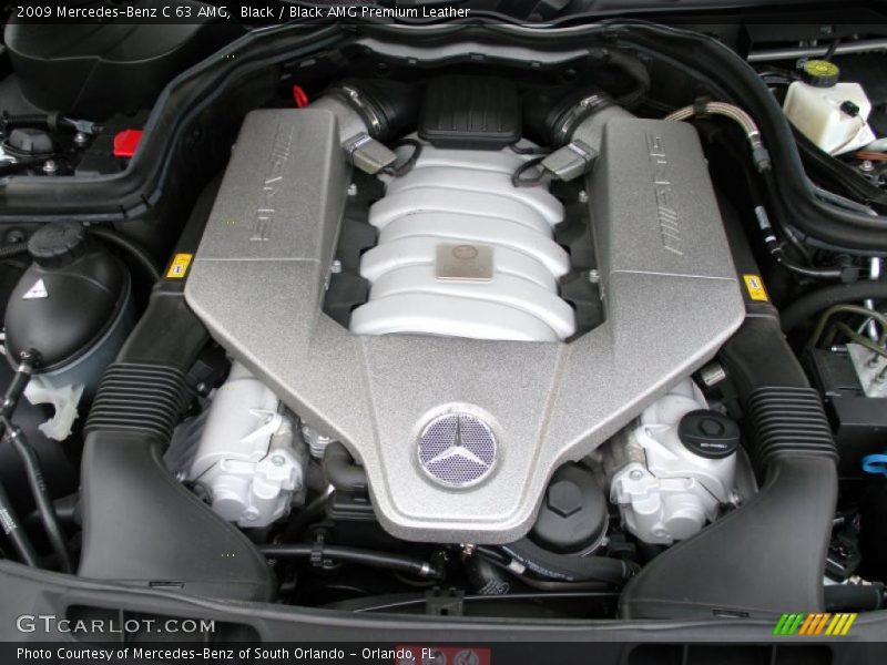 Black / Black AMG Premium Leather 2009 Mercedes-Benz C 63 AMG