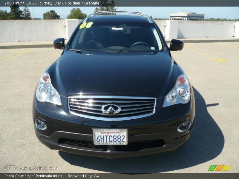 Black Obsidian / Graphite 2008 Infiniti EX 35 Journey