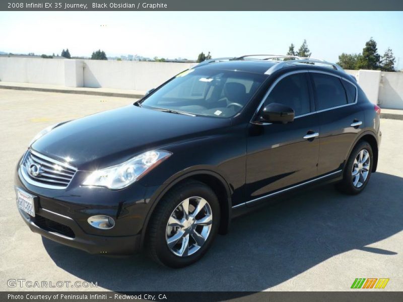 Black Obsidian / Graphite 2008 Infiniti EX 35 Journey