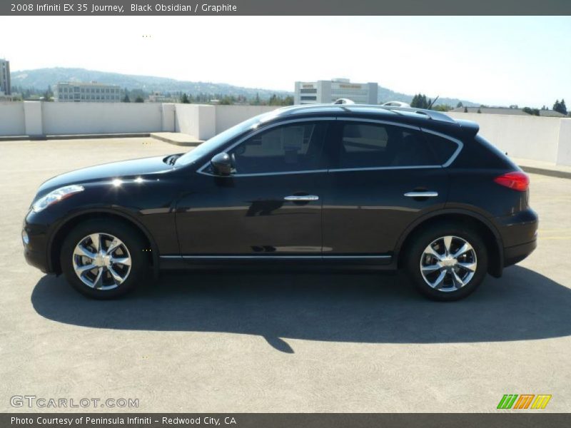 Black Obsidian / Graphite 2008 Infiniti EX 35 Journey