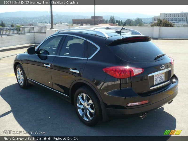 Black Obsidian / Graphite 2008 Infiniti EX 35 Journey