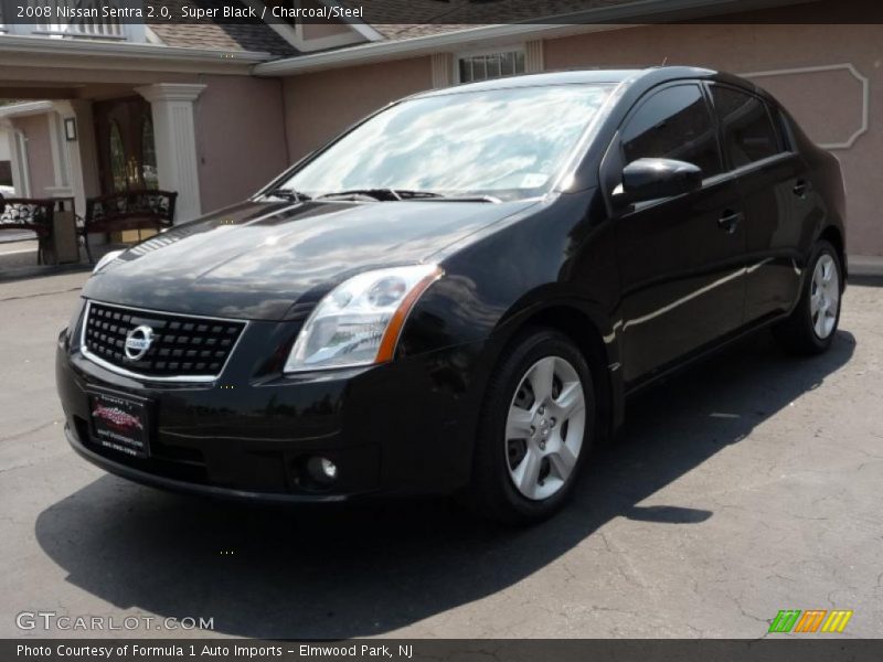 Super Black / Charcoal/Steel 2008 Nissan Sentra 2.0