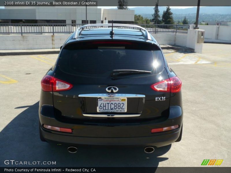Black Obsidian / Graphite 2008 Infiniti EX 35 Journey