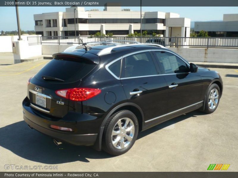 Black Obsidian / Graphite 2008 Infiniti EX 35 Journey