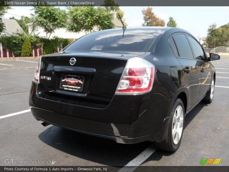 Super Black / Charcoal/Steel 2008 Nissan Sentra 2.0