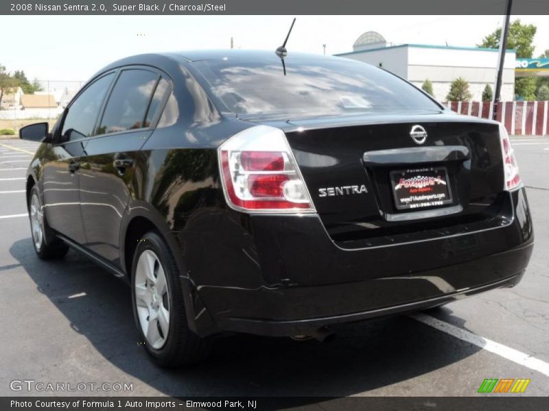Super Black / Charcoal/Steel 2008 Nissan Sentra 2.0