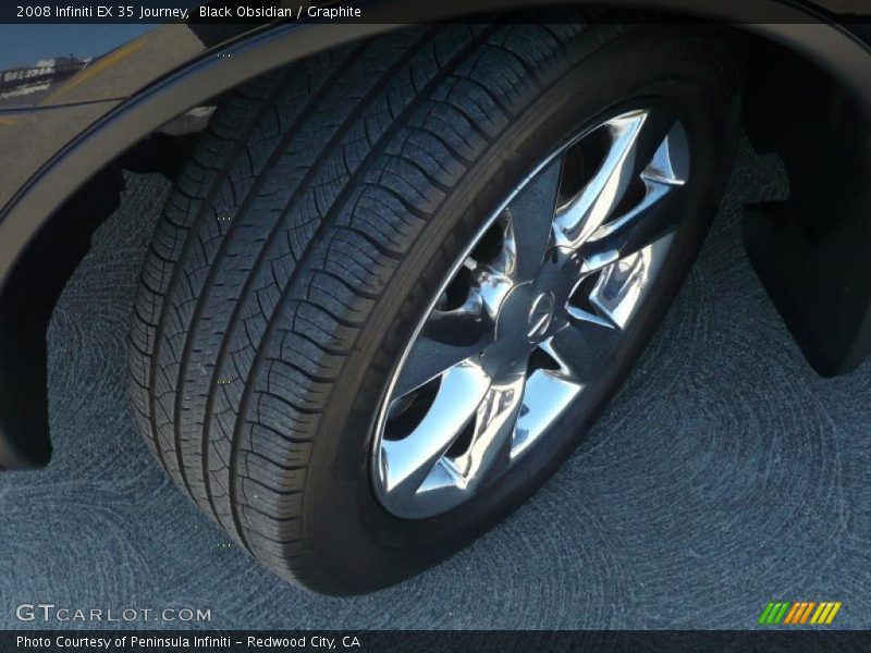 Black Obsidian / Graphite 2008 Infiniti EX 35 Journey