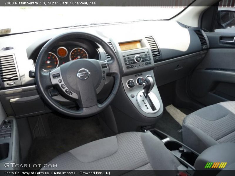 Super Black / Charcoal/Steel 2008 Nissan Sentra 2.0