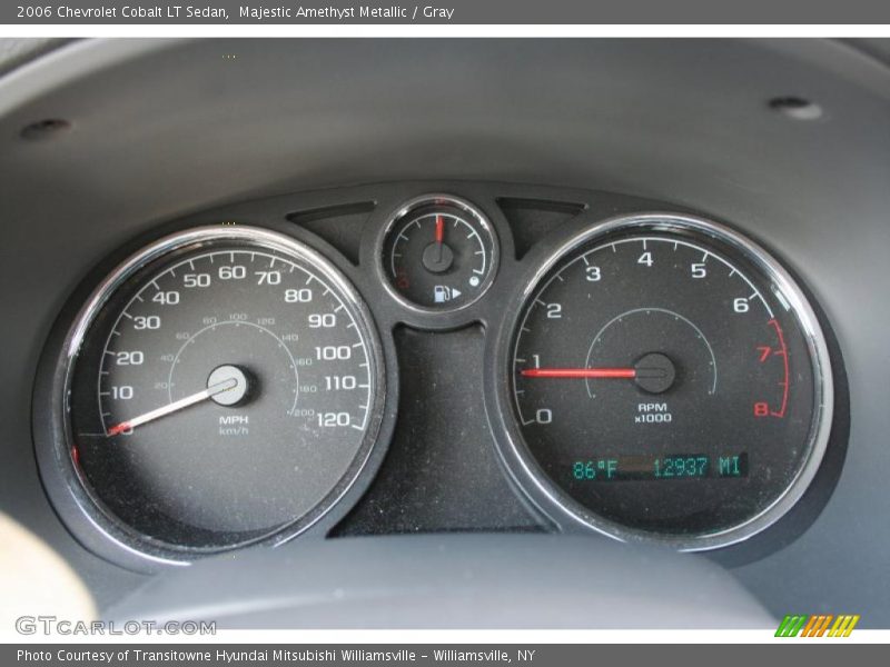 Majestic Amethyst Metallic / Gray 2006 Chevrolet Cobalt LT Sedan