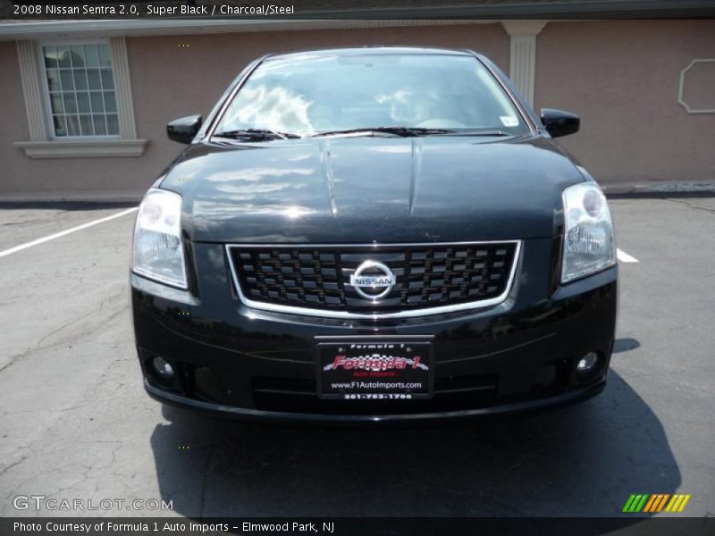 Super Black / Charcoal/Steel 2008 Nissan Sentra 2.0