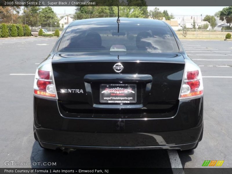 Super Black / Charcoal/Steel 2008 Nissan Sentra 2.0