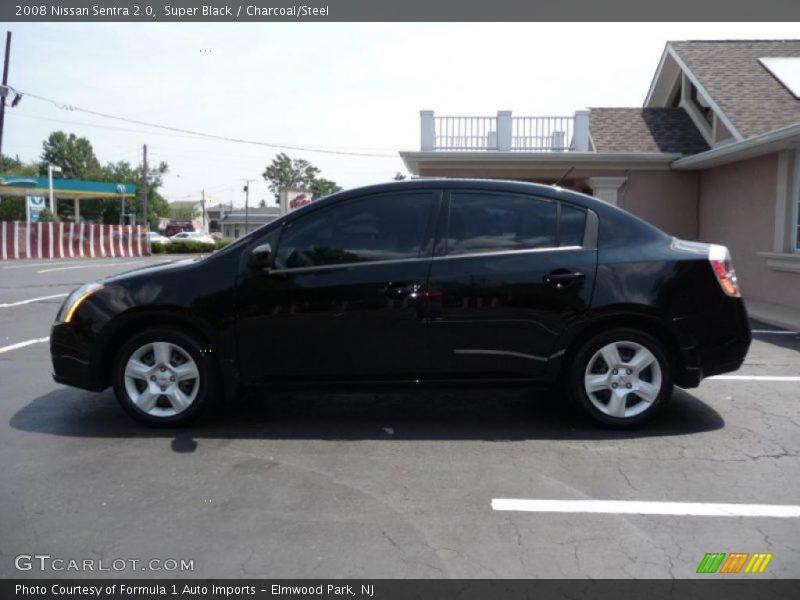 Super Black / Charcoal/Steel 2008 Nissan Sentra 2.0