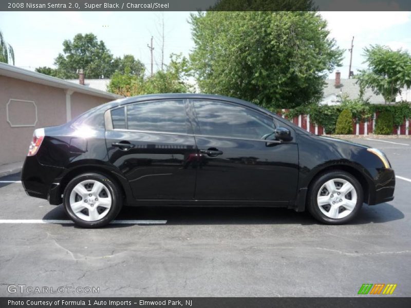 Super Black / Charcoal/Steel 2008 Nissan Sentra 2.0