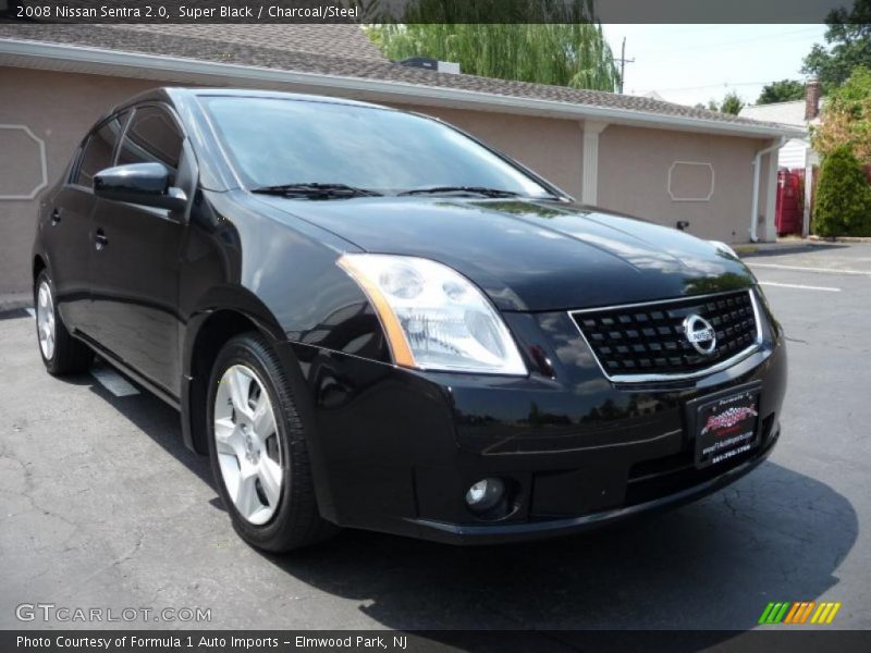Super Black / Charcoal/Steel 2008 Nissan Sentra 2.0