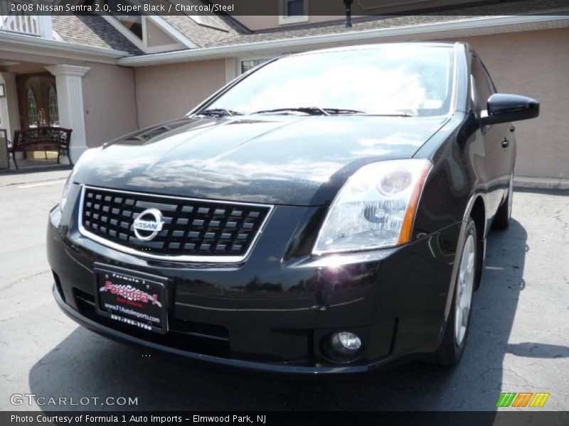 Super Black / Charcoal/Steel 2008 Nissan Sentra 2.0