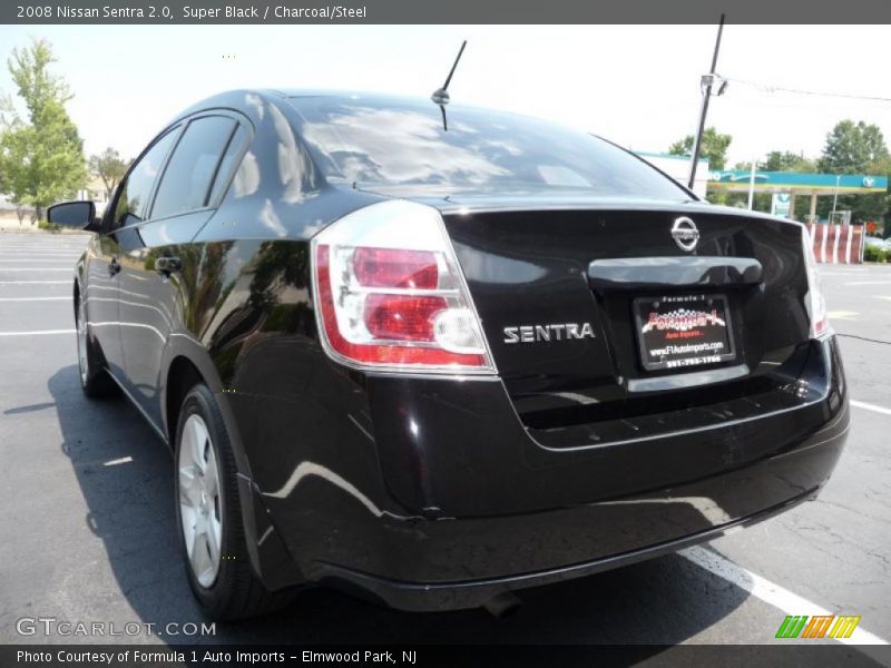 Super Black / Charcoal/Steel 2008 Nissan Sentra 2.0