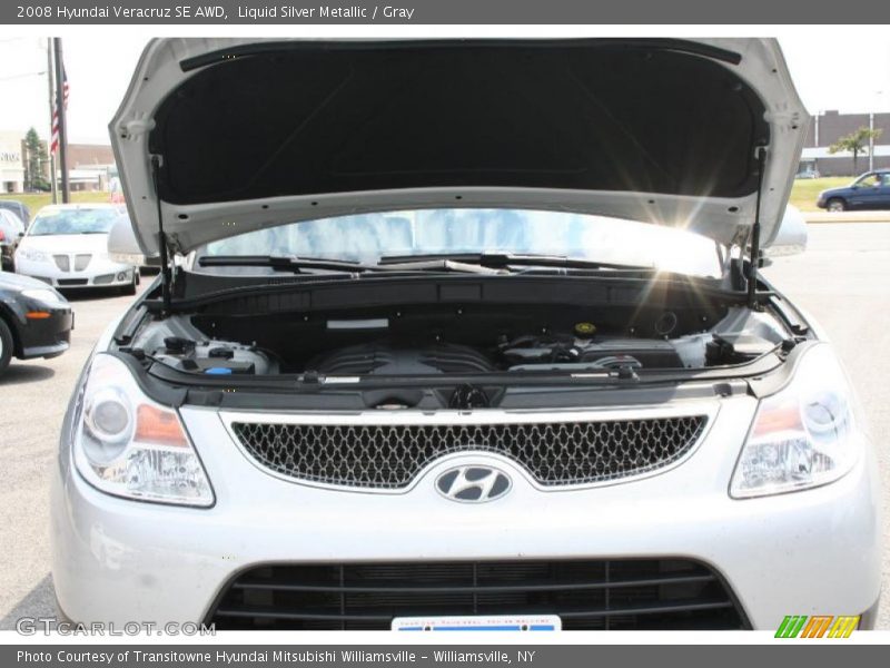 Liquid Silver Metallic / Gray 2008 Hyundai Veracruz SE AWD