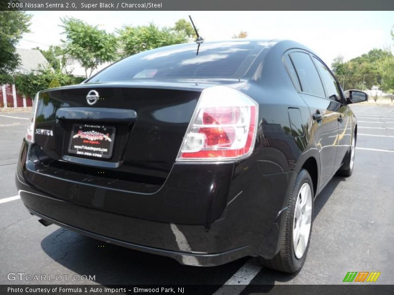 Super Black / Charcoal/Steel 2008 Nissan Sentra 2.0