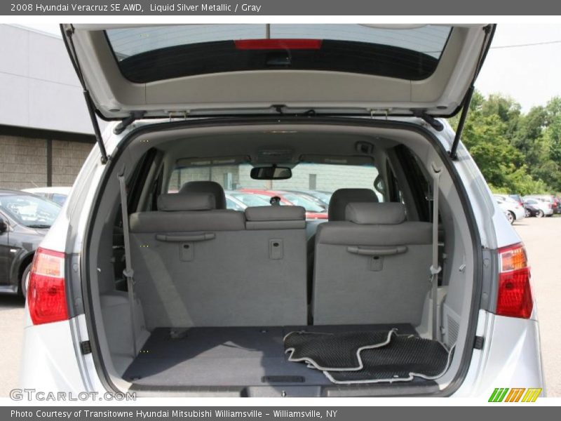 Liquid Silver Metallic / Gray 2008 Hyundai Veracruz SE AWD