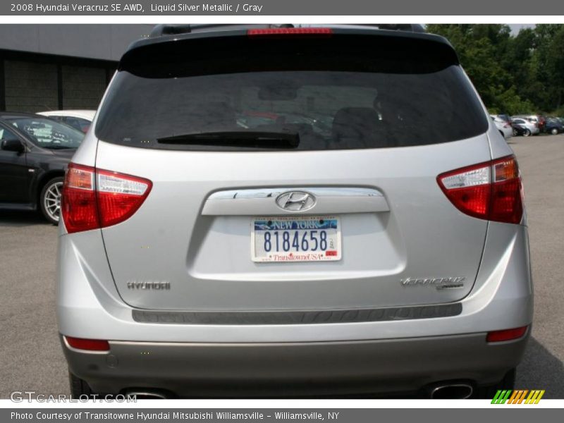 Liquid Silver Metallic / Gray 2008 Hyundai Veracruz SE AWD