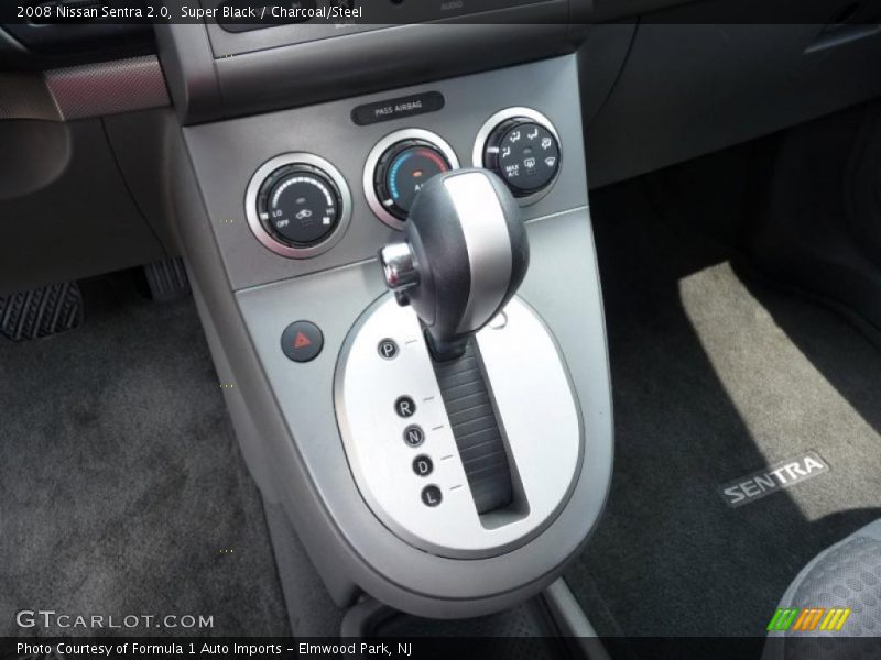 Super Black / Charcoal/Steel 2008 Nissan Sentra 2.0