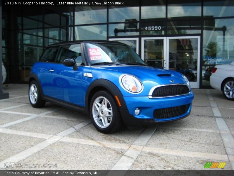 Laser Blue Metallic / Grey/Carbon Black 2010 Mini Cooper S Hardtop