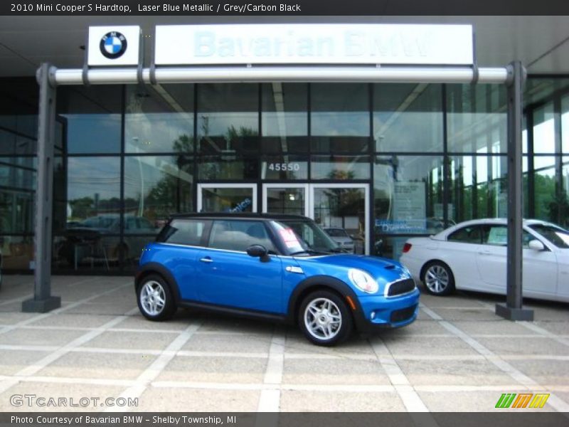 Laser Blue Metallic / Grey/Carbon Black 2010 Mini Cooper S Hardtop