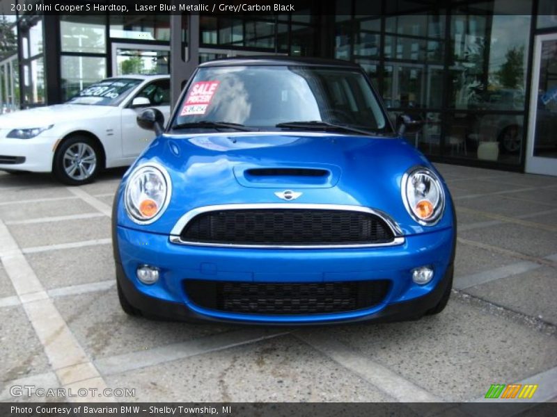 Laser Blue Metallic / Grey/Carbon Black 2010 Mini Cooper S Hardtop