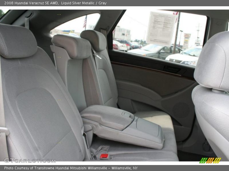 Liquid Silver Metallic / Gray 2008 Hyundai Veracruz SE AWD