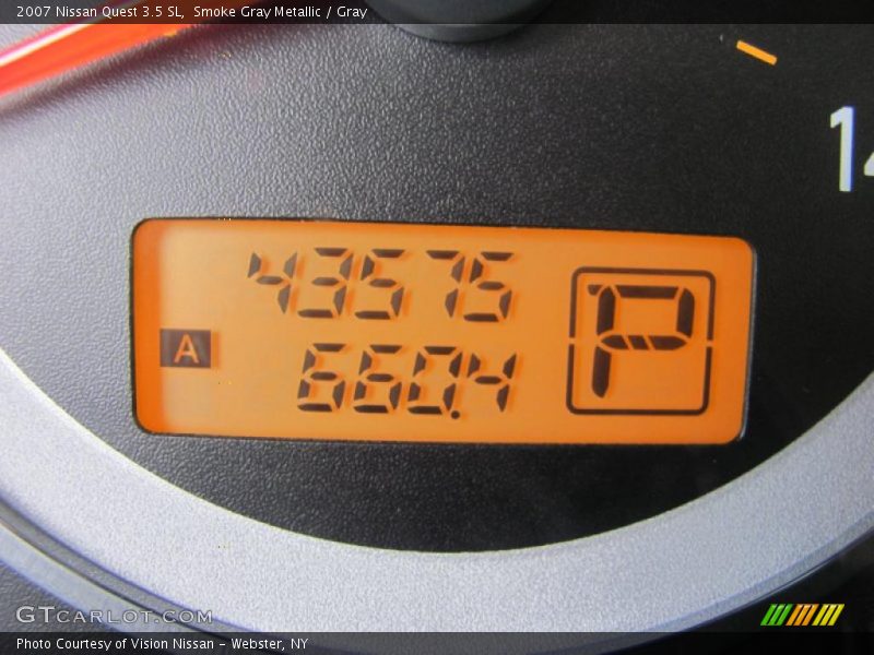 Smoke Gray Metallic / Gray 2007 Nissan Quest 3.5 SL