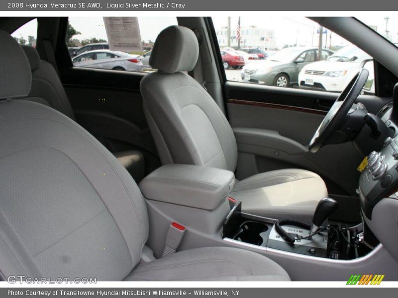 Liquid Silver Metallic / Gray 2008 Hyundai Veracruz SE AWD