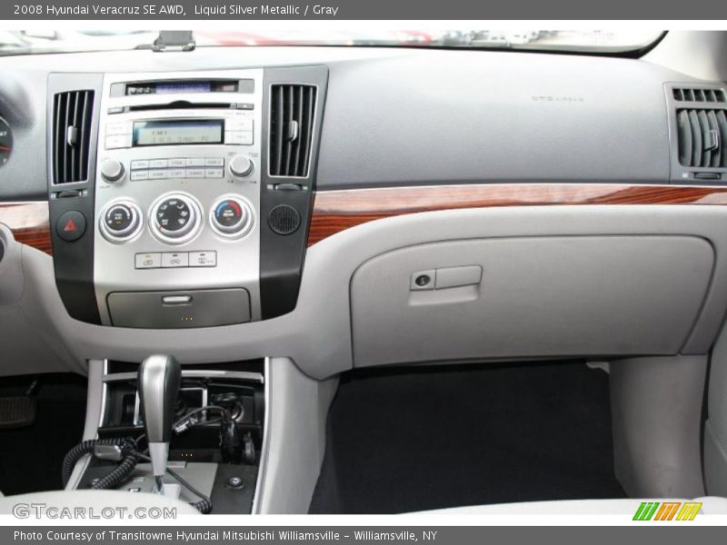 Liquid Silver Metallic / Gray 2008 Hyundai Veracruz SE AWD