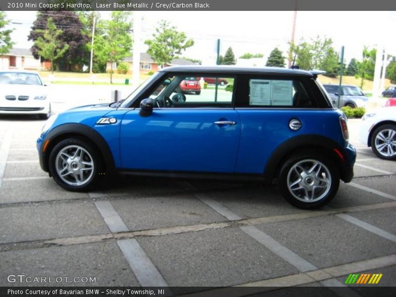 Laser Blue Metallic / Grey/Carbon Black 2010 Mini Cooper S Hardtop
