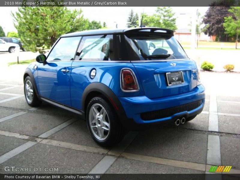 Laser Blue Metallic / Grey/Carbon Black 2010 Mini Cooper S Hardtop